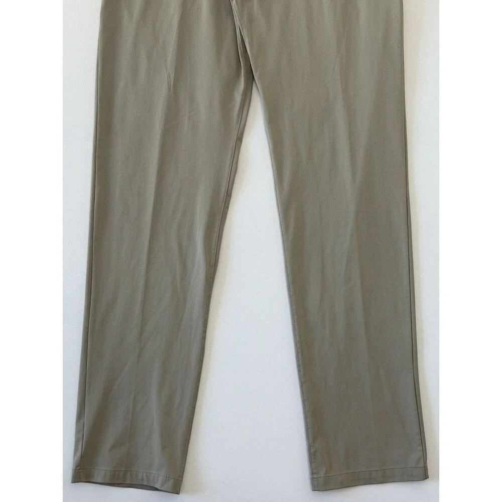 Rhone Commuter Pants 33x32 Beige Khaki Golf Performance Chino Stretch Preppy